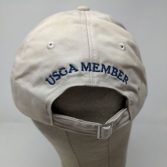 USGA Men's 2006 U.S. Open Winged Foot Slideback Hat Tan Adjustable Embroidered - Picture 10 of 13